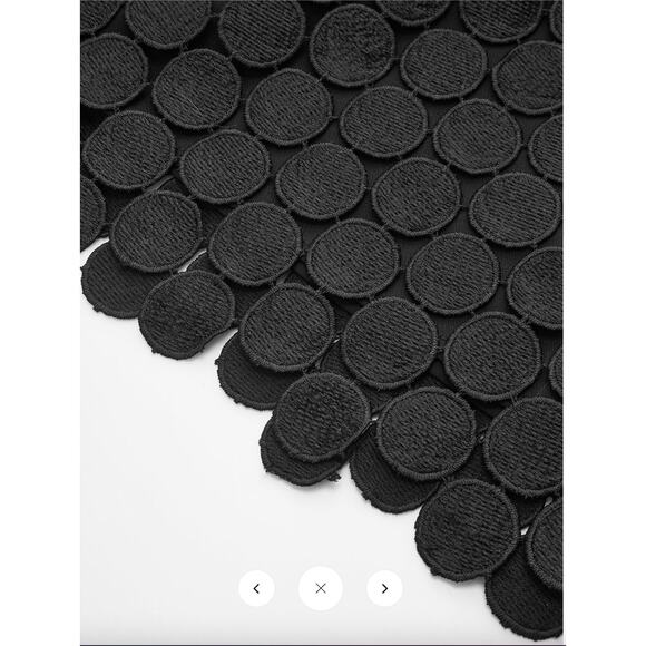 Commense Mid-Waist Circular Applique Wide-Leg Pants Sz S - Picture 4 of 4